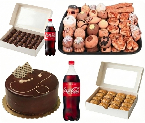 Cevizli Baklavalı 9-10 Kişilik Pasta Menüsü pasta