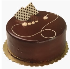 Özel Tarifli 6-9 Kişilik Sade Çikolatalı Yaş Pasta pasta