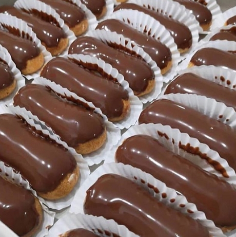 Yoğun Çikolata Kaplamalı 1 Kg Ekler Pasta pasta